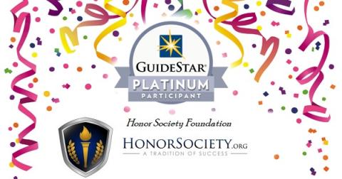 Honor Society Foundation Earned a 2019 Platinum Seal of Transparency